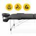 Массажный стол  4FIZJO Massage Table+ Alu W60 Black - фото №2